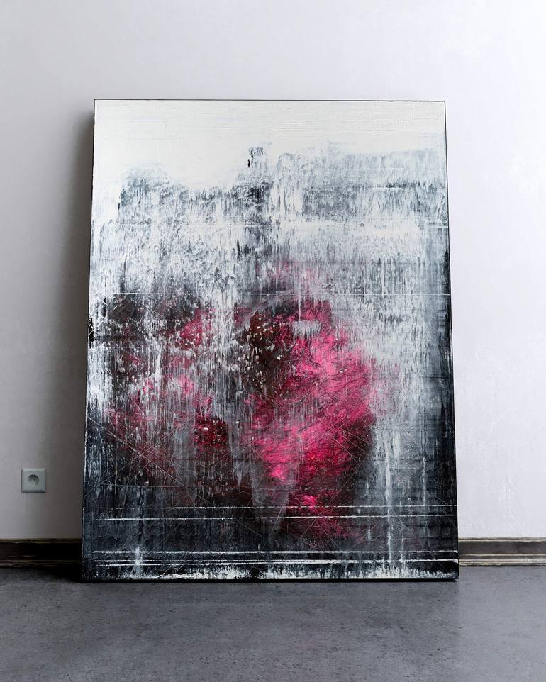 Original Expressionism Abstract Painting by Nemanja Nikolic