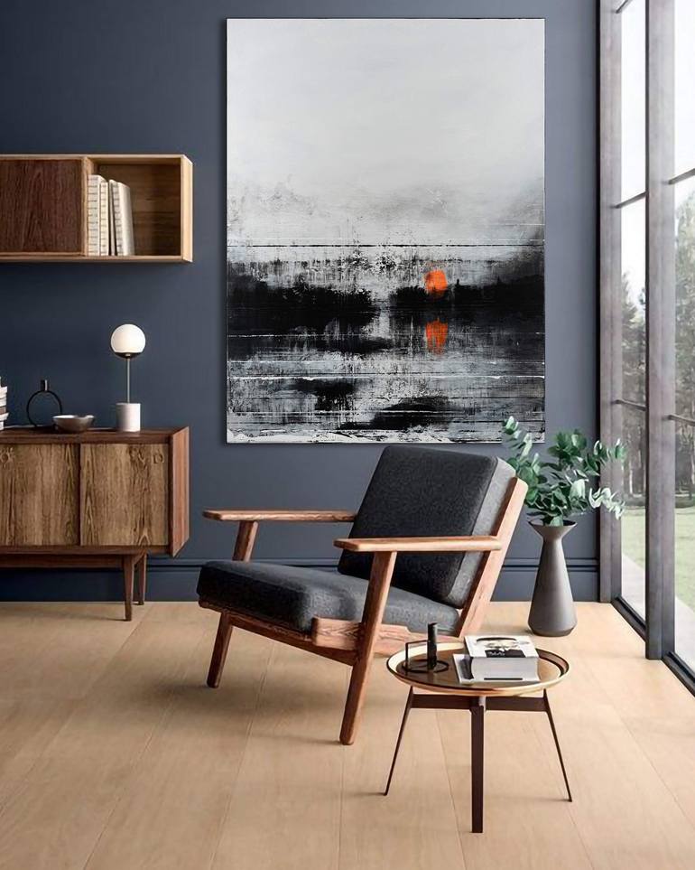 Original Expressionism Abstract Painting by Nemanja Nikolic