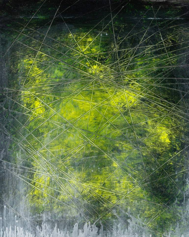 Original Expressionism Abstract Painting by Nemanja Nikolic