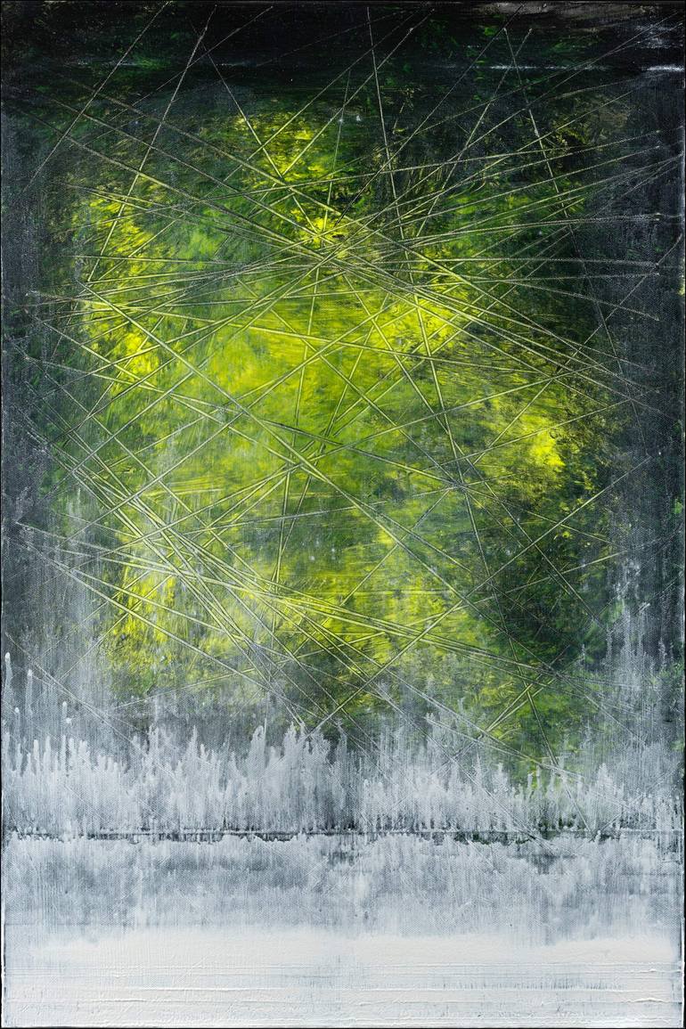 Original Expressionism Abstract Painting by Nemanja Nikolic