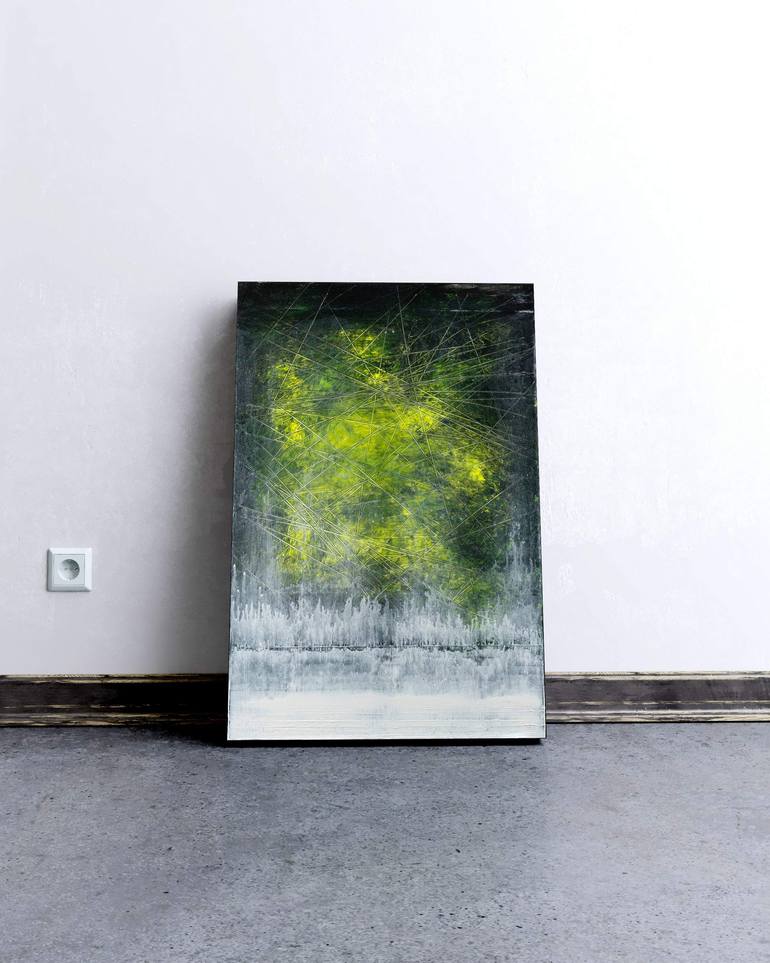 Original Expressionism Abstract Painting by Nemanja Nikolic