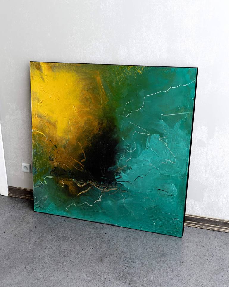 Original Expressionism Abstract Painting by Nemanja Nikolic