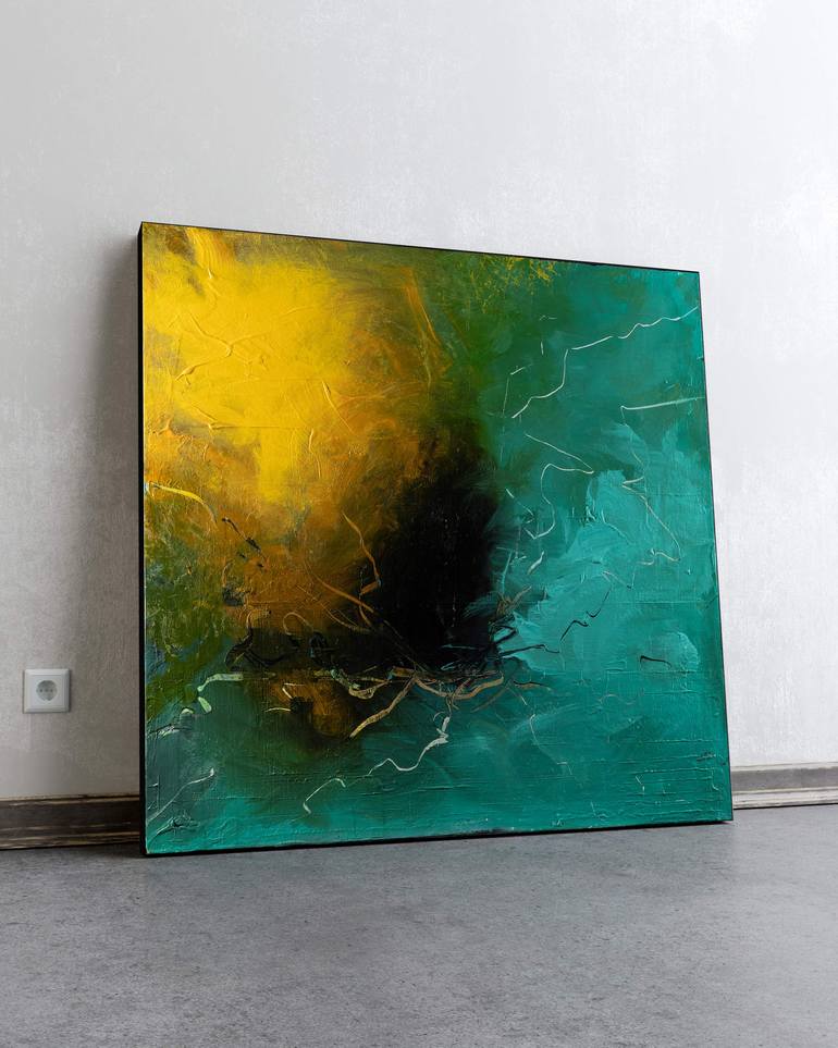 Original Expressionism Abstract Painting by Nemanja Nikolic