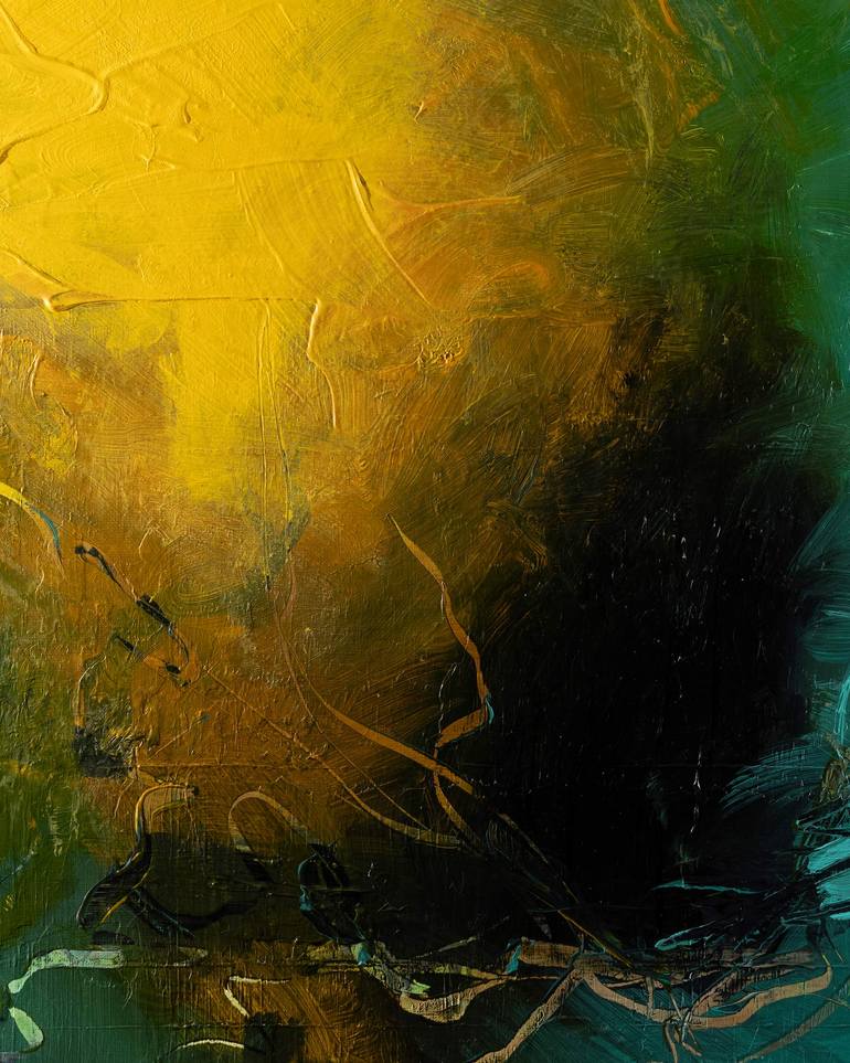 Original Expressionism Abstract Painting by Nemanja Nikolic