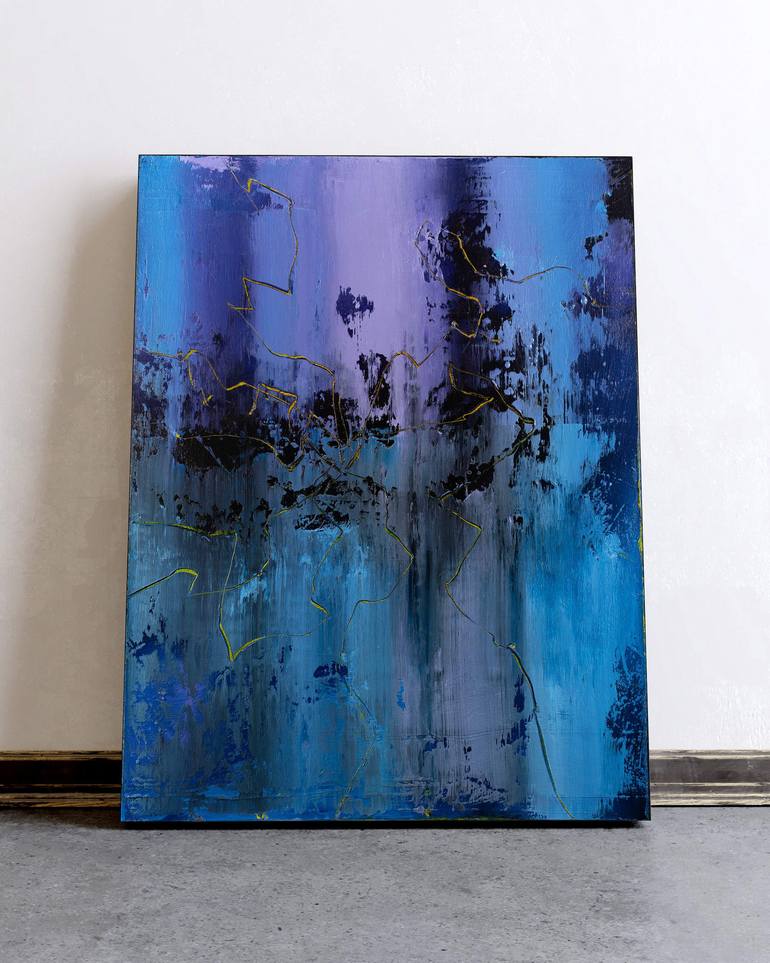 Original Expressionism Abstract Painting by Nemanja Nikolic