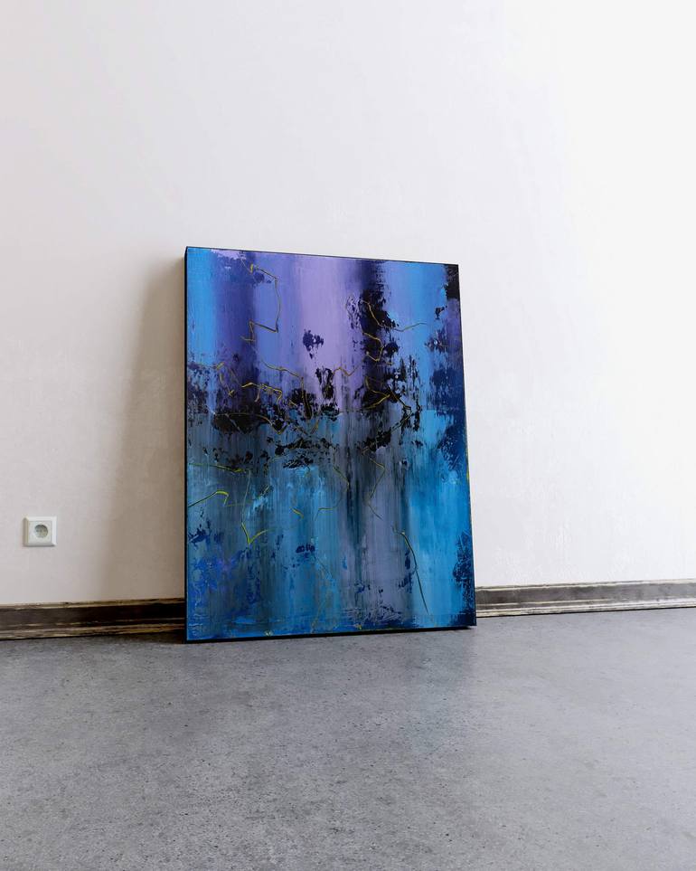 Original Expressionism Abstract Painting by Nemanja Nikolic