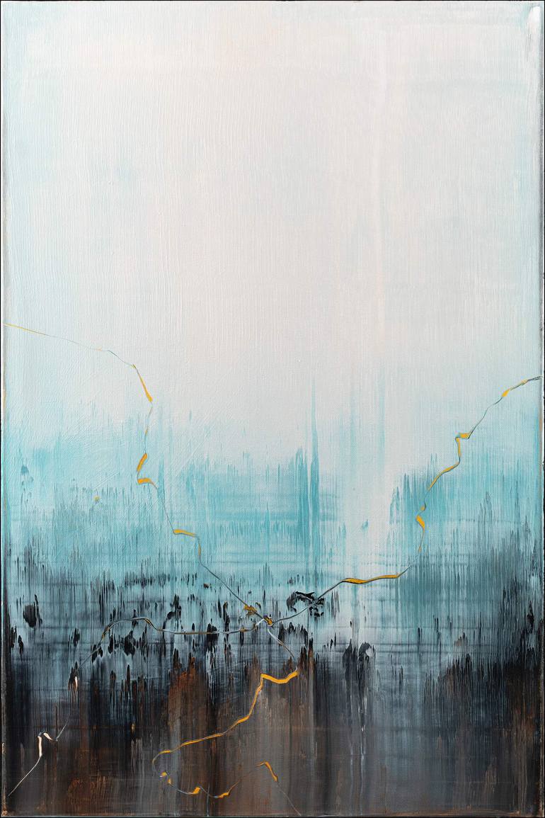 Original Expressionism Abstract Painting by Nemanja Nikolic