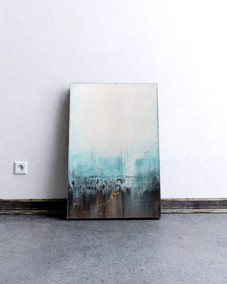 Original Expressionism Abstract Painting by Nemanja Nikolic