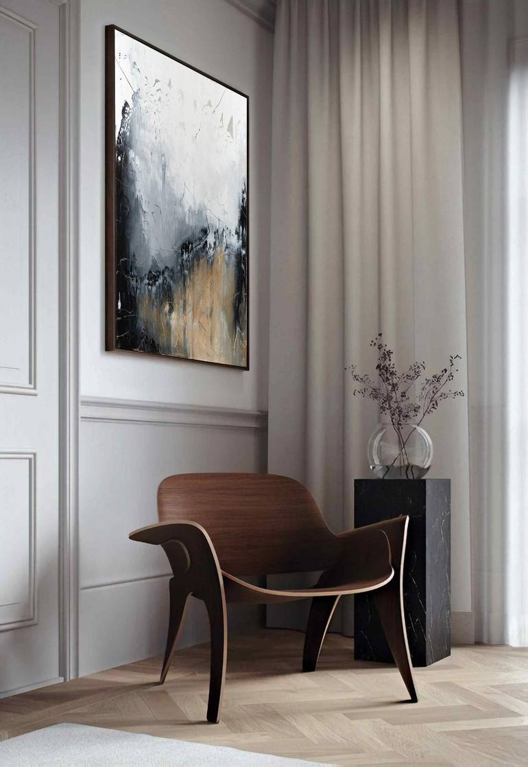 Original Expressionism Abstract Painting by Nemanja Nikolic