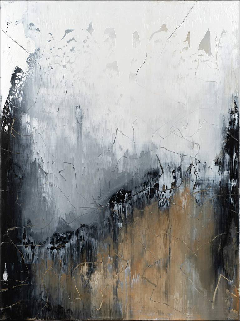 Original Expressionism Abstract Painting by Nemanja Nikolic