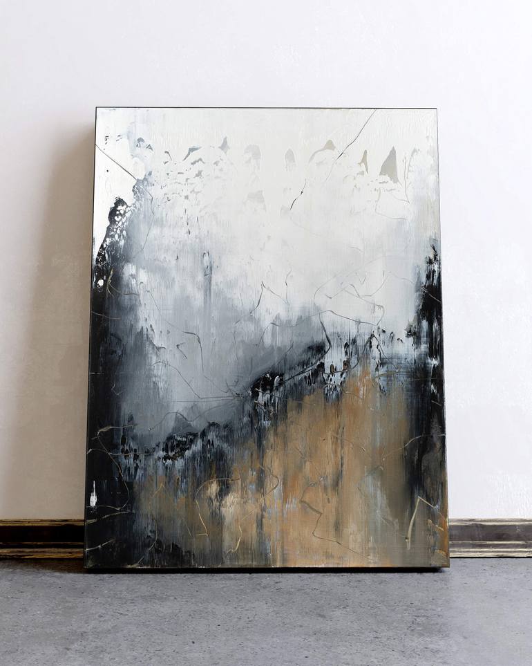 Original Expressionism Abstract Painting by Nemanja Nikolic