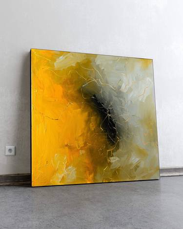Original Expressionism Abstract Painting by Nemanja Nikolic