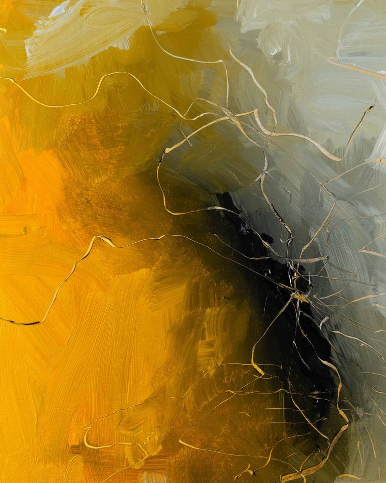 Original Expressionism Abstract Painting by Nemanja Nikolic