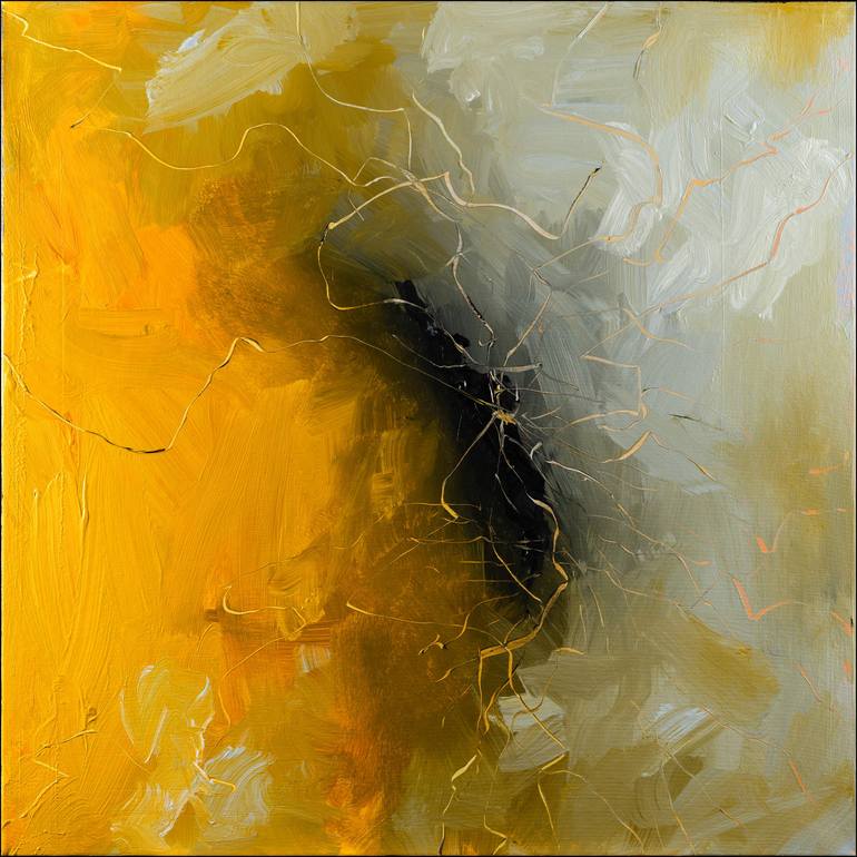 Original Expressionism Abstract Painting by Nemanja Nikolic