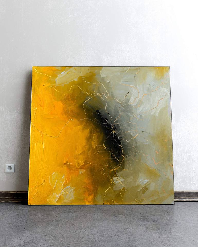 Original Expressionism Abstract Painting by Nemanja Nikolic