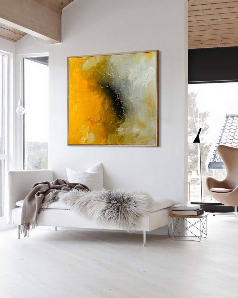Original Expressionism Abstract Painting by Nemanja Nikolic