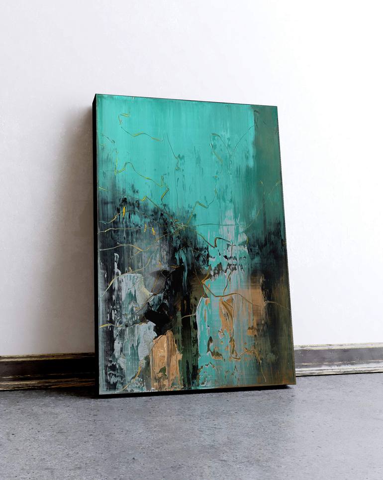 Original Expressionism Abstract Painting by Nemanja Nikolic