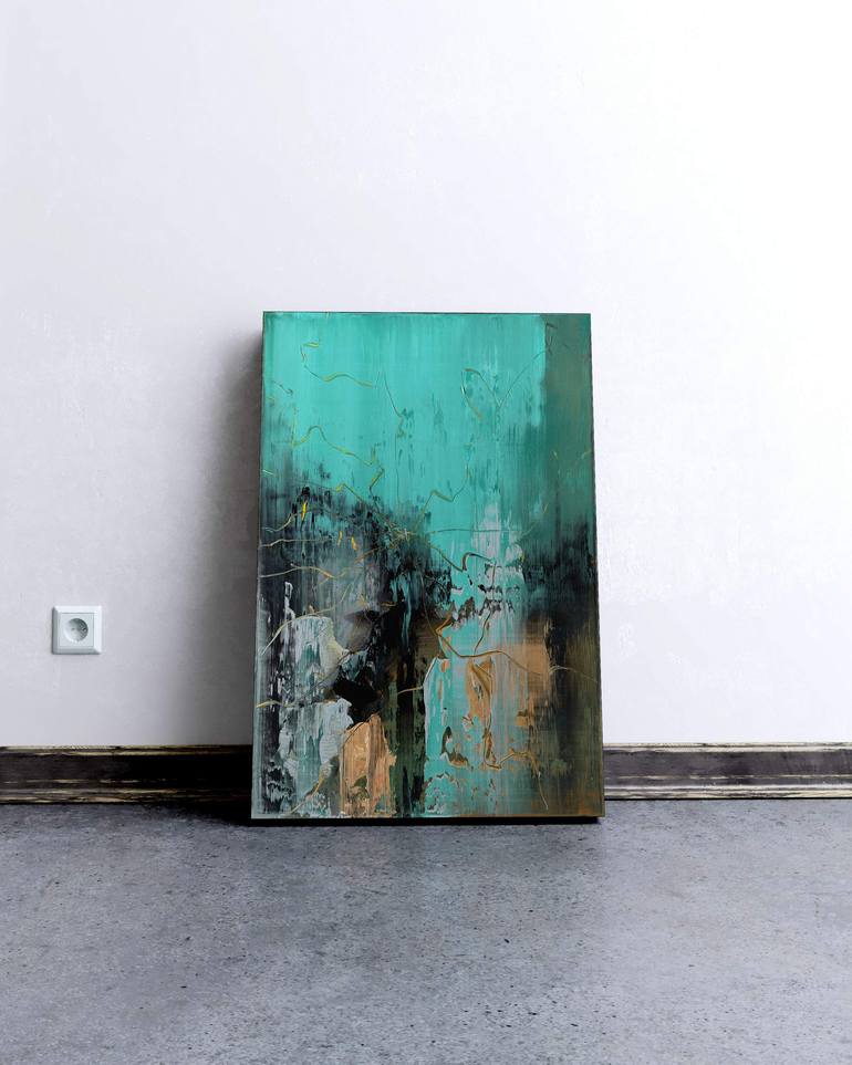 Original Expressionism Abstract Painting by Nemanja Nikolic
