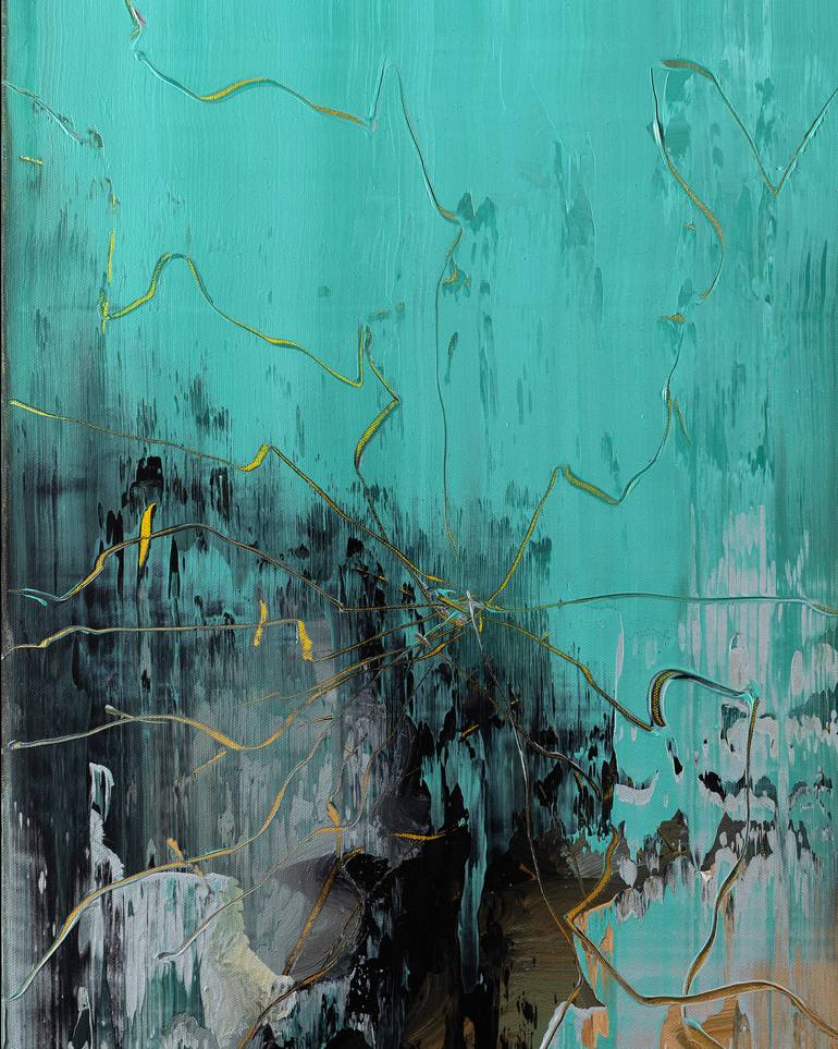 Original Expressionism Abstract Painting by Nemanja Nikolic