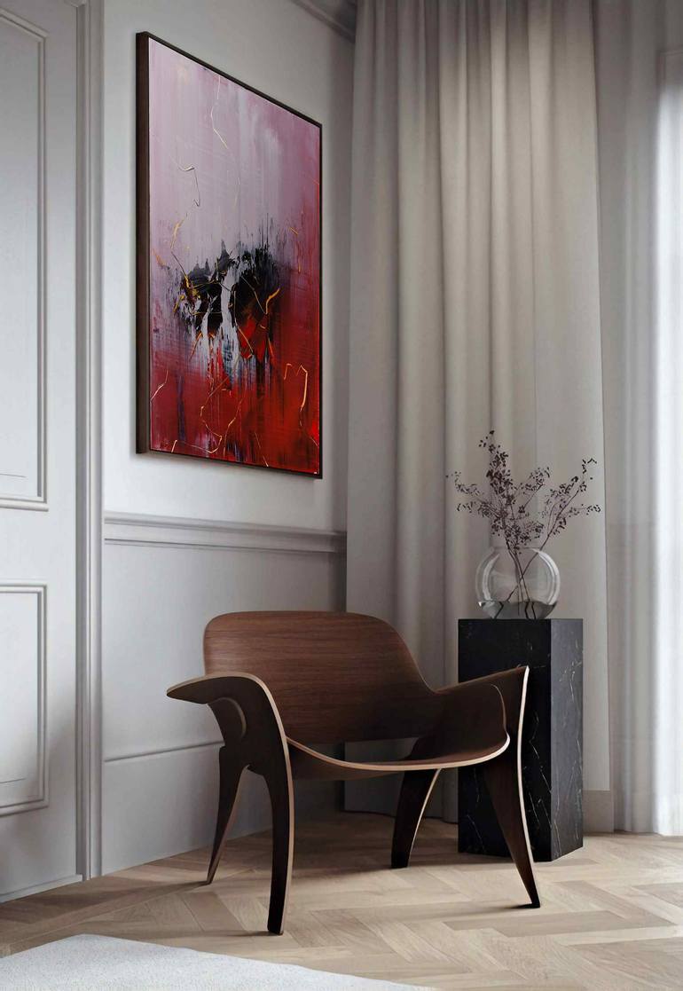 Original Expressionism Abstract Painting by Nemanja Nikolic