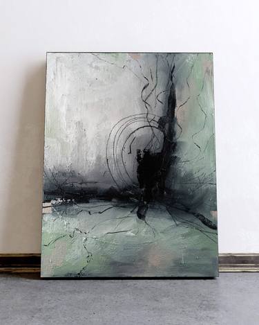 Original Expressionism Abstract Painting by Nemanja Nikolic