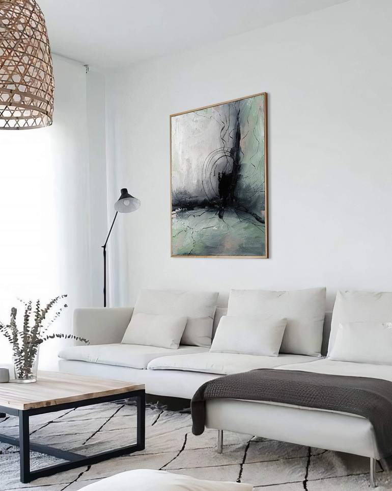 Original Expressionism Abstract Painting by Nemanja Nikolic