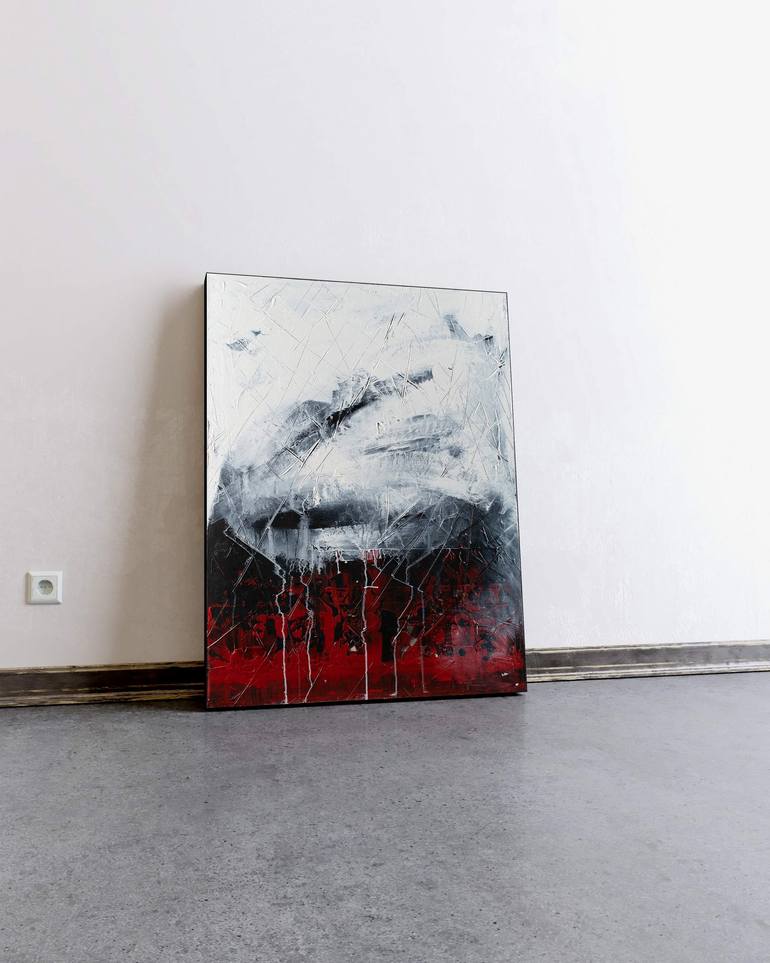 Original Expressionism Abstract Painting by Nemanja Nikolic