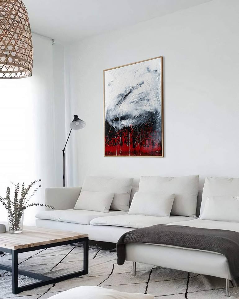 Original Expressionism Abstract Painting by Nemanja Nikolic