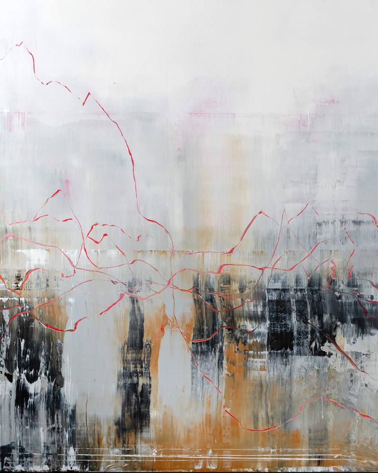 Original Expressionism Abstract Painting by Nemanja Nikolic