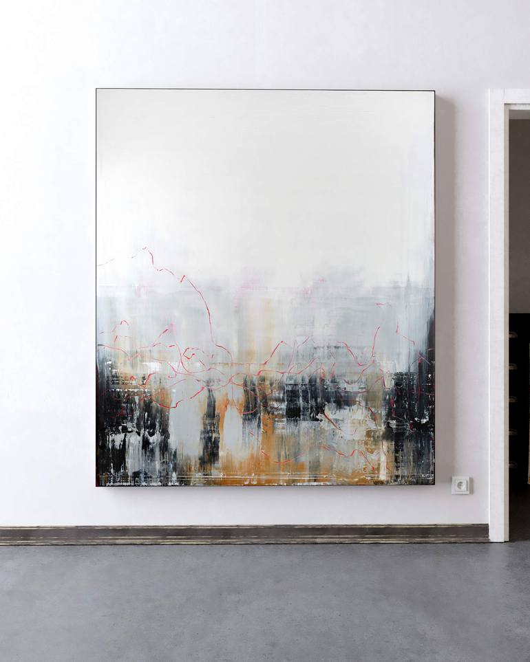 Original Expressionism Abstract Painting by Nemanja Nikolic