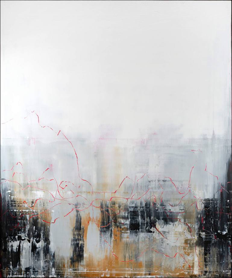 Original Expressionism Abstract Painting by Nemanja Nikolic