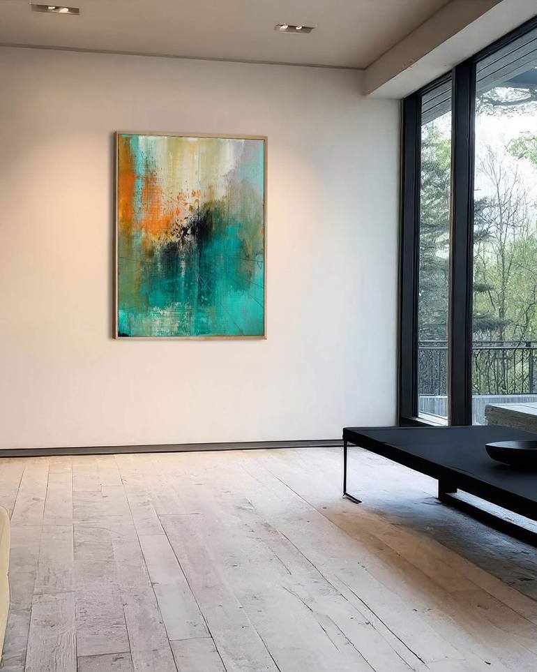 Original Expressionism Abstract Painting by Nemanja Nikolic
