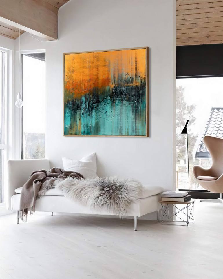 Original Expressionism Abstract Painting by Nemanja Nikolic