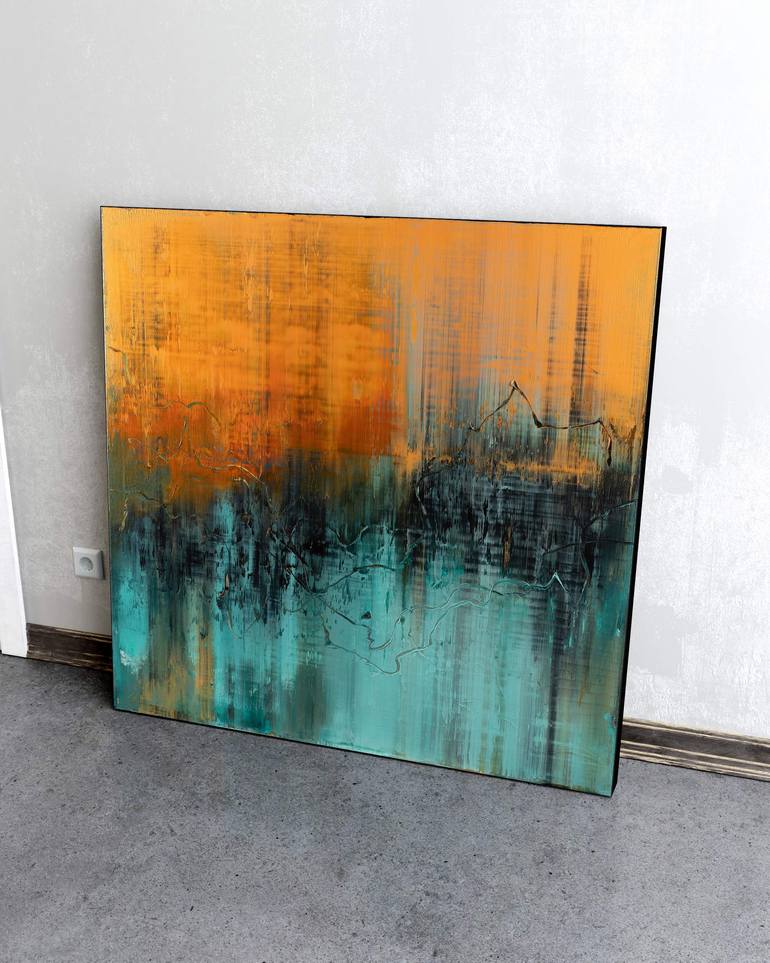 Original Expressionism Abstract Painting by Nemanja Nikolic