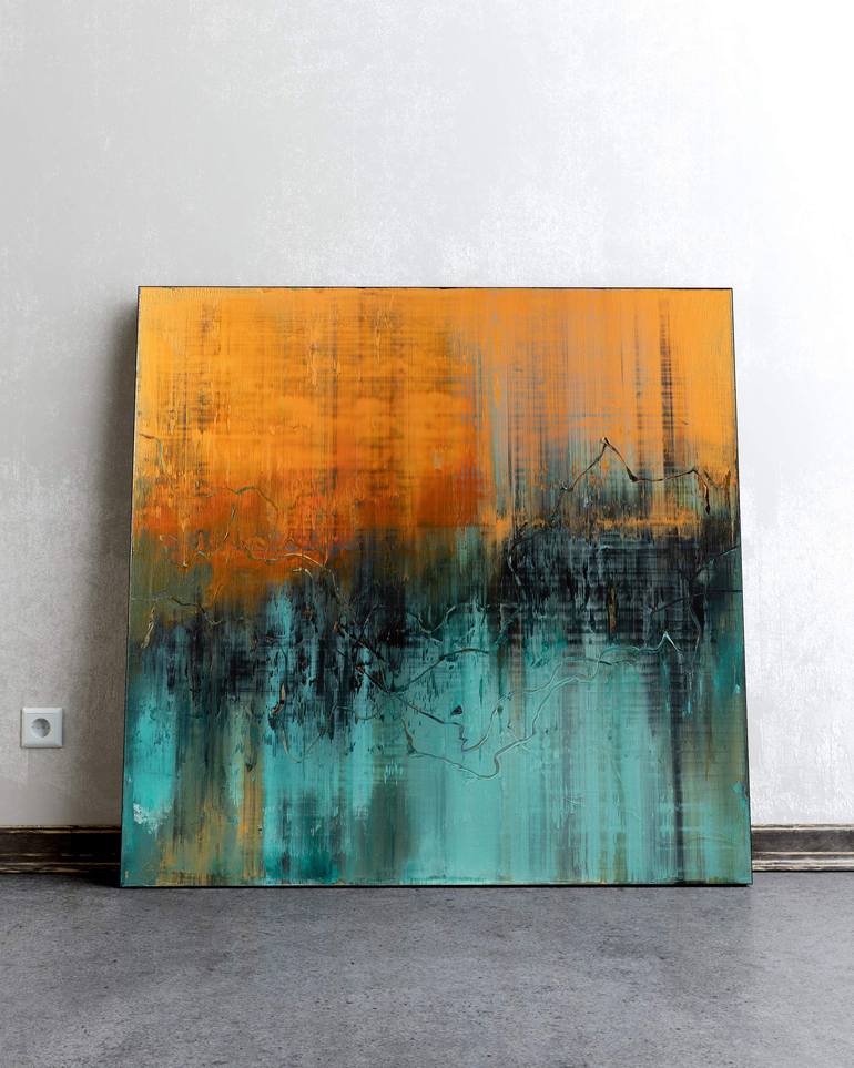 Original Expressionism Abstract Painting by Nemanja Nikolic