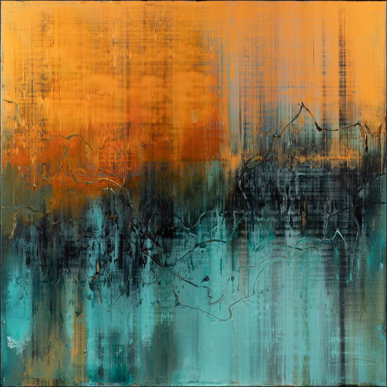 Original Expressionism Abstract Painting by Nemanja Nikolic