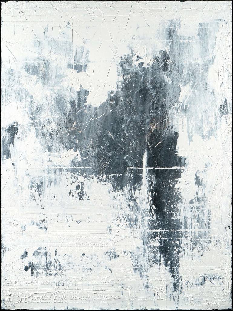 Black Water Painting by Nemanja Nikolic | Saatchi Art