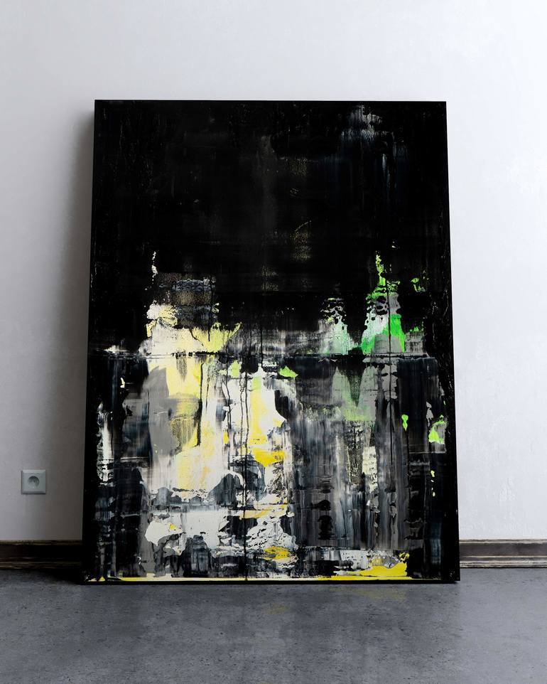 Original Abstract Painting by Nemanja Nikolic