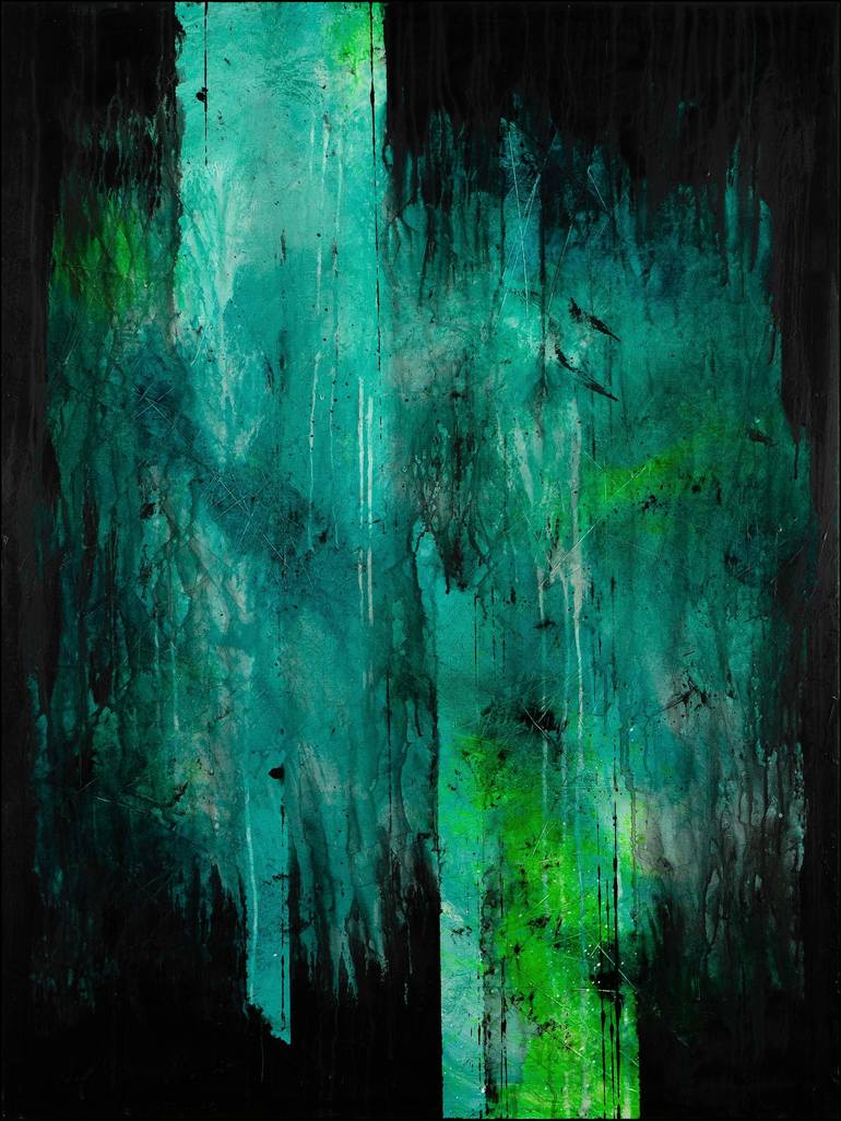 Original Abstract Painting by Nemanja Nikolic