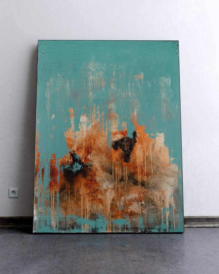 Original Abstract Painting by Nemanja Nikolic