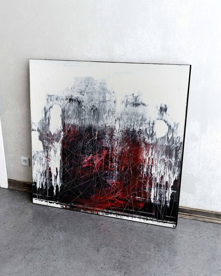 Original Expressionism Abstract Painting by Nemanja Nikolic