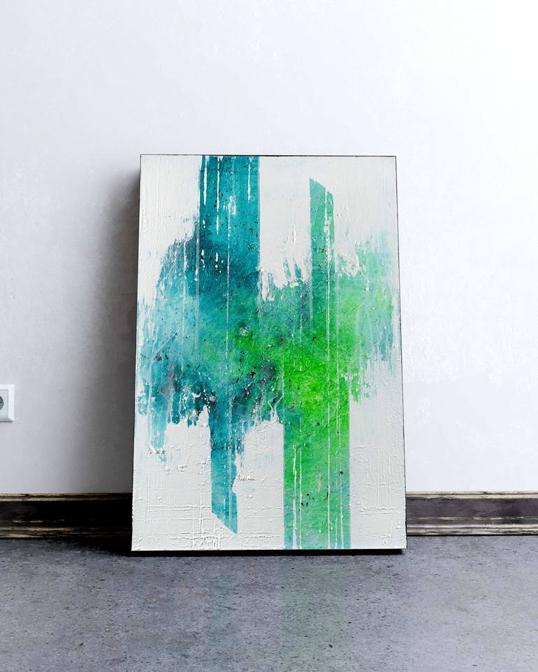 Original Abstract Painting by Nemanja Nikolic