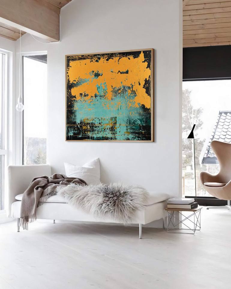 Original Expressionism Abstract Painting by Nemanja Nikolic