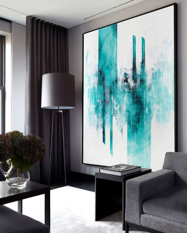 Original Expressionism Abstract Painting by Nemanja Nikolic