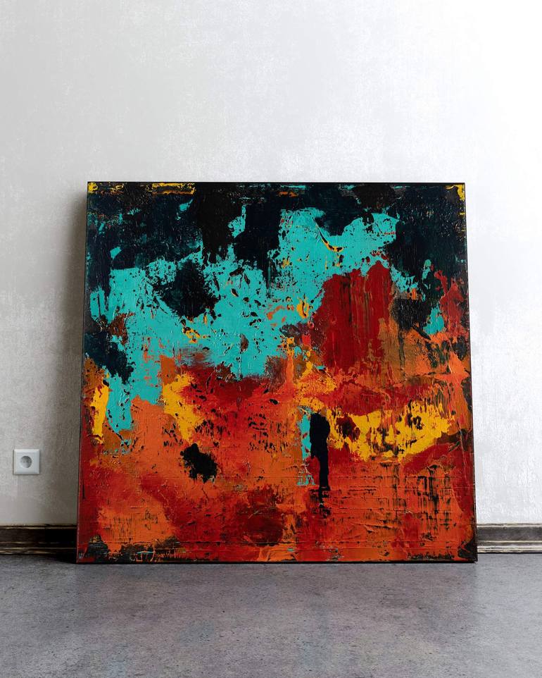 Original Abstract Painting by Nemanja Nikolic