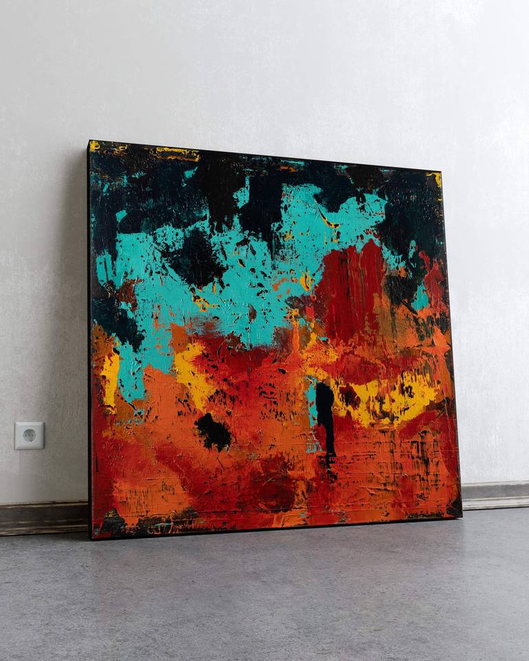 Original Abstract Painting by Nemanja Nikolic