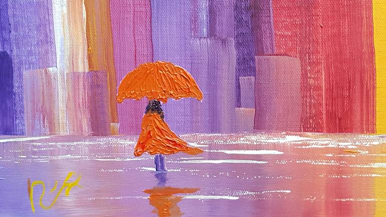 Original Figurative Abstract Painting by Russell Collins