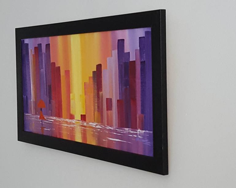 Original Figurative Abstract Painting by Russell Collins