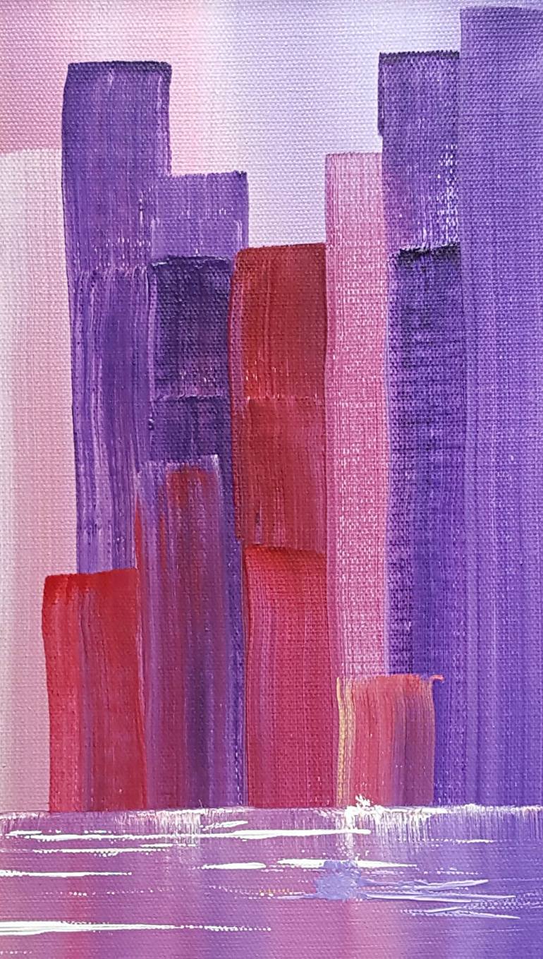 Original Figurative Abstract Painting by Russell Collins