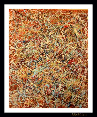 Original Abstract Painting by Adam LIPSZ